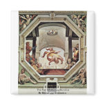 The Fall Of Marcus Manilius By Beccafumi Domenico Refrigerator Magnet