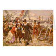 The Fall of New Amsterdam Jean Leon Gerome Ferris Greeting Cards
