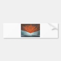 The Fall of Phoenix Bird (abstract surrealism) Bumper Sticker