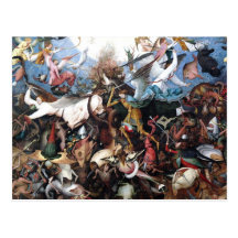 The Fall of the Rebel Angels by Pieter Bruegel Postcard