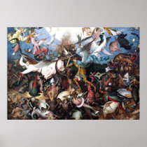 The Fall Of The Rebel Angels - Pieter Bruegel Print
