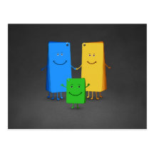 The Family of Colors (2) Postcard
