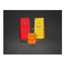 The Family of Colors (3) Post Card