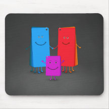 The Family of Colors Mouse Mat