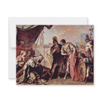 The Family Of Dario Before Alexander The Great Personalized Announcement