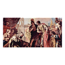 The Family Of Dario Before Alexander The Great Photo Greeting Card