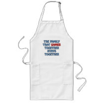 The Family That Games Together aprons