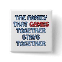 The Family That Games Together buttons by thefrozenduck The Family That Games Together buttons