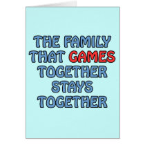 The Family That Games Together cards