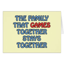The Family That Games Together cards