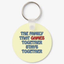 The Family That Games Together keychains
