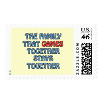 The Family That Games Together postage by thefrozenduck The Family That Games Together postage