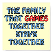 The Family That Games Together posters