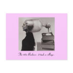 The Famous 1960s Beehive Hairdo Card postcards