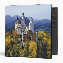 The fanciful Neuschwanstein is one of three Vinyl Binder