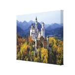 The fanciful Neuschwanstein is one of three Stretched Canvas Prints