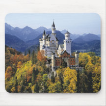 The fanciful Neuschwanstein is one of three Mouse Pad