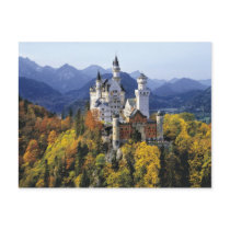 The fanciful Neuschwanstein is one of three Postcard