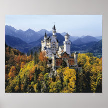 The fanciful Neuschwanstein is one of three Print