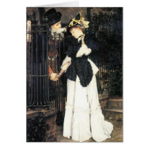 The farewell by James Tissot Card