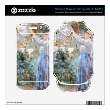 The farmer hanging laundry by Berthe Morisot Google Nexus S Decal