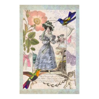 The Fashions of Paris Vintage Girly Wall Decor Posters