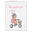 The faster you pedal......... cards