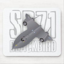 The fastest supersonic spy plane: SR-71 Blackbird Mouse Pads