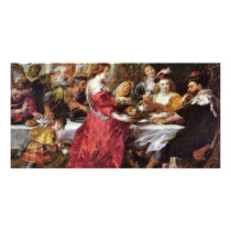 El banquete del Herododes de Rubens Peter Paul tarjetas con fotografías by Artcollection El banquete del Herododes de Rubens Peter Paul tarjetas con fotografías