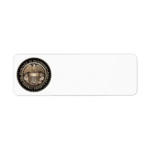 The Federal Reserve Custom Return Address Label