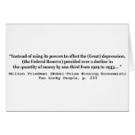 The Federal Reserve & The Great Depression Card