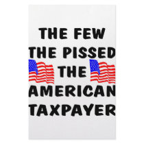The Few The Pissed The American Taxpayer Custom Stationery