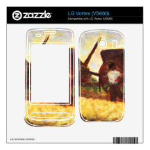 The field worker by Georges Seurat Skins For LG Vortex