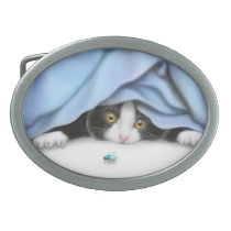 The Fierce Bug Hunter Cat Belt Buckle