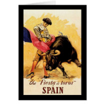 The Fiesta De Toros In Spain Greeting Card