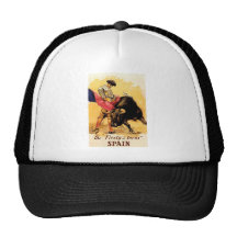 The Fiesta De Toros In Spain Mesh Hats