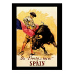 The Fiesta De Toros In Spain Post Cards