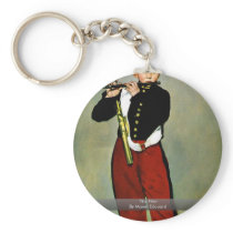 The Fifer By Manet Edouard Keychains