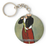 The Fifer By Manet Edouard Keychains