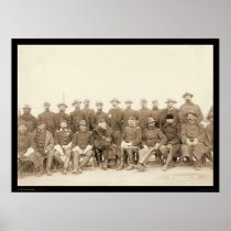 The Fighting 7th Cavalry Officers SD 1891 Print