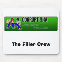 The Filler Crew Mouse Pad mousepads by Brakzias The Filler Crew Mouse Pad mousepads