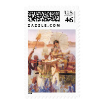 The Finding of Moses, Sir Lawrence Alma-Tadema Stamp