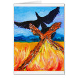 The Fire of the Rising Phoenix Greeting Card