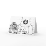 The Fireplace Greeting Card