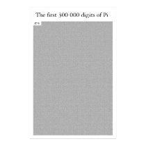 The first 300 000 digits of Pi posters by murkle99 The first 300 000 digits of Pi posters