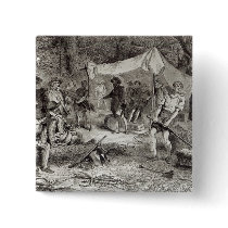 The First Day at Jamestown Pinback Buttons