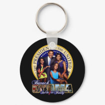 The First Family Keychain by SupportBarackObama The First Family Keychain