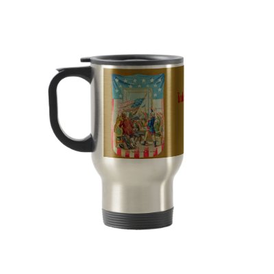 The First Fourth Of July Travel Mug