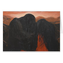 The First Offerings (abstract surrealism) Cards