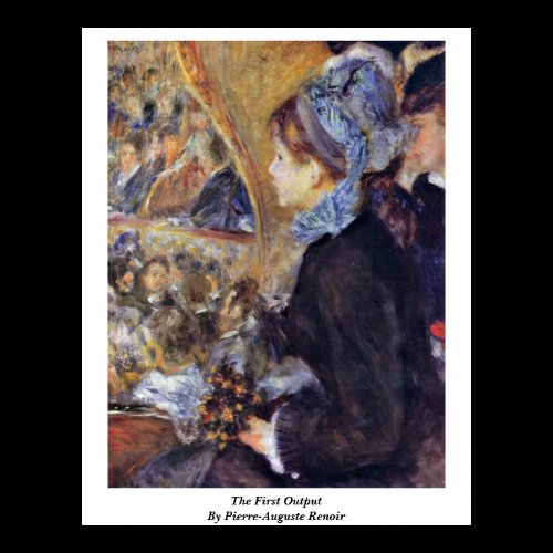 The First Output By Pierre-Auguste Renoir Print